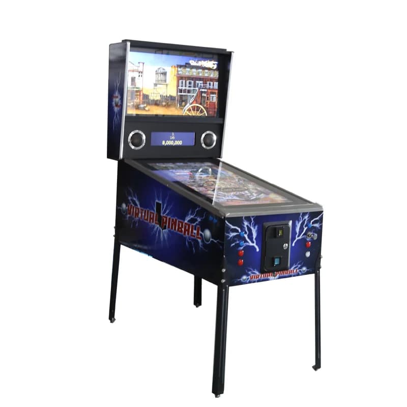 Machine de jeu de flipper virtuel à monnayeur personnalisée de 43 pouces à 3 écrans, machine d'arcad