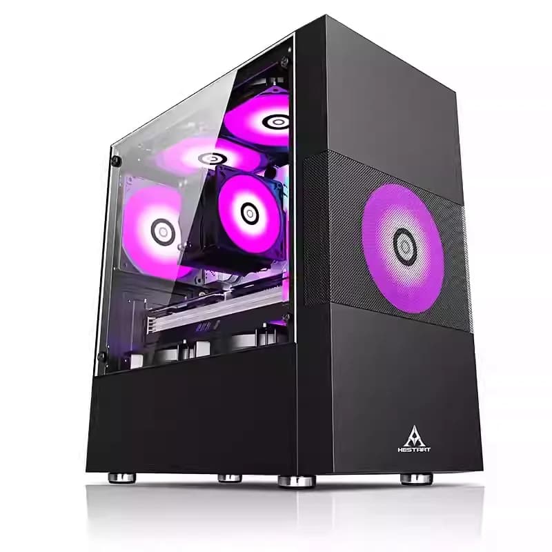 Boîtier de PC de jeu de haute qualité I9 14900k GTX 4090 DDR4 SSD Mid Tower