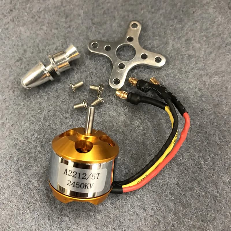 Moteur sans balais A2212, 930/10001200/1400/1800/2200/2450/2700KV, pour avion RC, multicoptère, 1 pi
