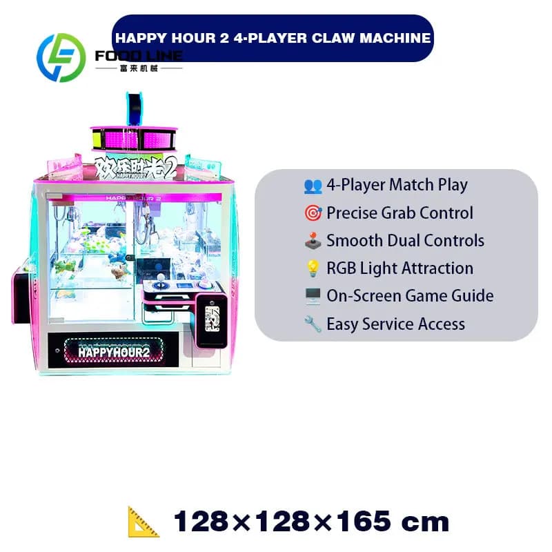 Machine de jeu d'arcade à monnayeur personnalisée pour quatre joueurs, équipement de divertissement 