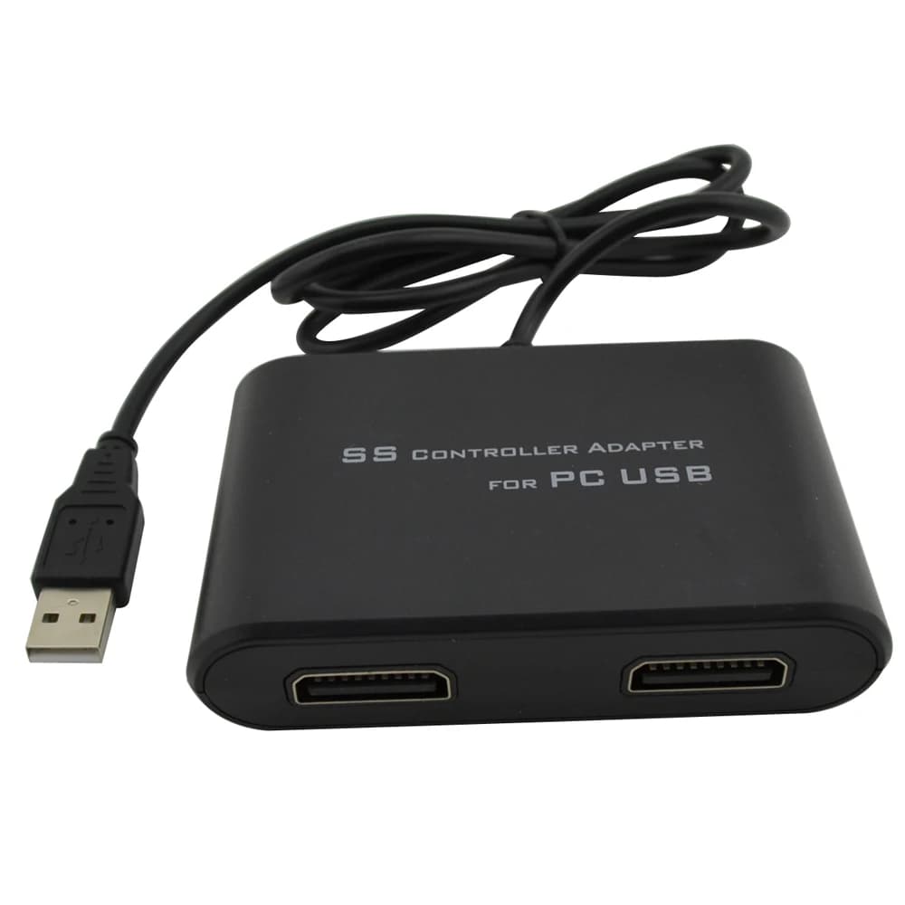 Pour MayFlash pour Sega Saturn SS contrôleur Game Pad vers PC adaptateur USB double Port