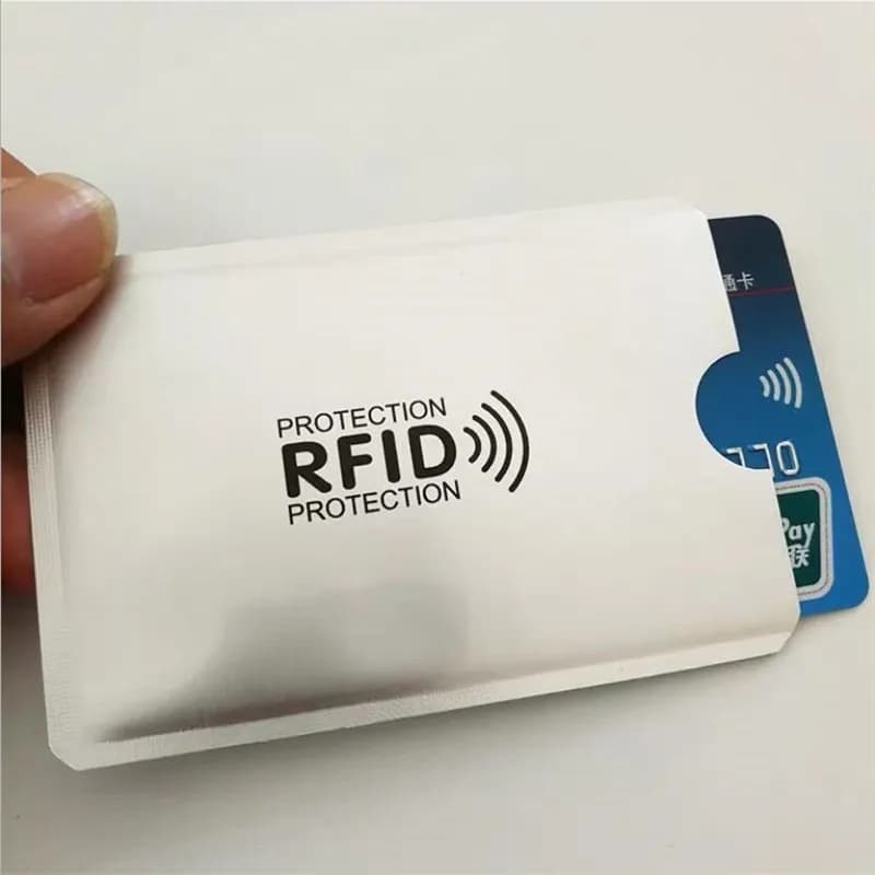 5-20 pièces Anti Rfid porte-carte NFC blocage lecteur serrure ID porte-carte bancaire étui Protection métal carte de crédit étui en aluminium
