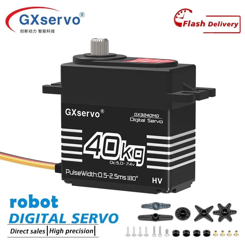 GXservo – servomoteur numérique à engrenages métalliques