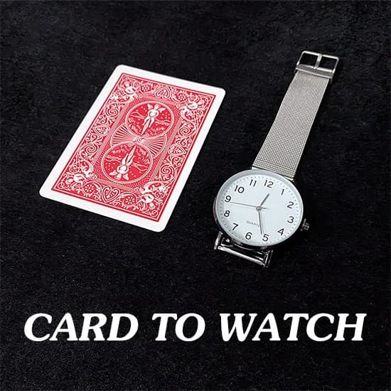 DELURecruitment ÜCH THIS Magic Tricks, Playing Card, Change Card for Watch, Close Up Street Icidal sion, Gimmick, Mentalism Puzzle Toy