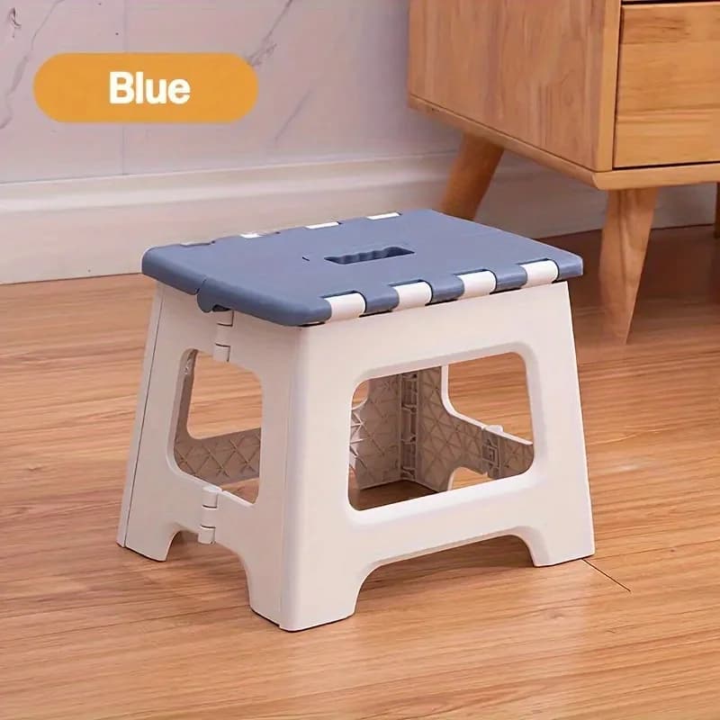 Tabouret pliant portable et tendance, structure durable, adapté à une utilisation intérieure et extérieure, un indispensable pour la maison