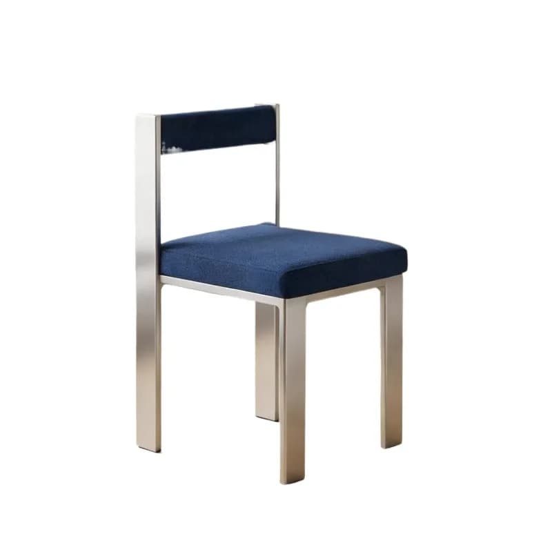 Chaise d'îlot de cuisine Bauhaus Dopamine en acier inoxydable, siège de salle à manger design multifonction pour la maison et la salle de bain