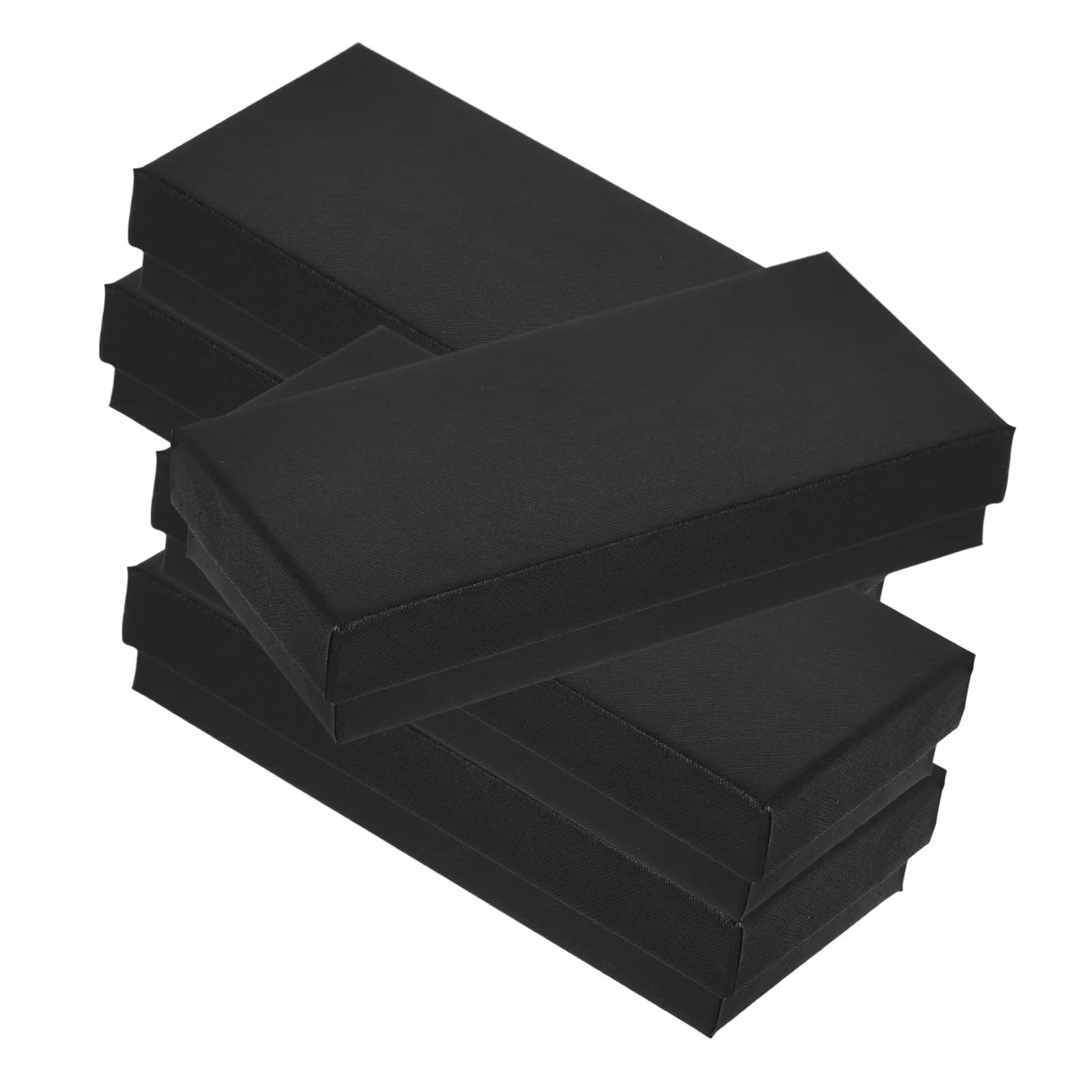 Boîte cadeau de montre en papier Kraft Durable, 5 pièces, conception compacte pour voyage et usage domestique, boîte à bijoux en carton avec couvercle