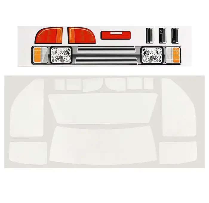 Kit de coque de corps de ramassage transparent, empattement de 12.3 pouces, 313mm, pour chenille axi