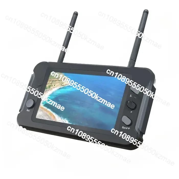Écran portable FPV 4,3 pouces 5,8 G | 800×480 HD, 1200 mAh, large tension 5-23 V, DVR intégré