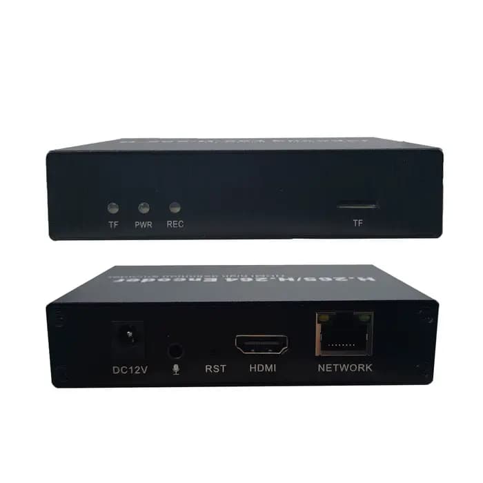 Encodeur vidéo HD 4K en direct H.265 HEVC H.264 WiFi HD vers IP avec enregistrement sur carte TF RTM