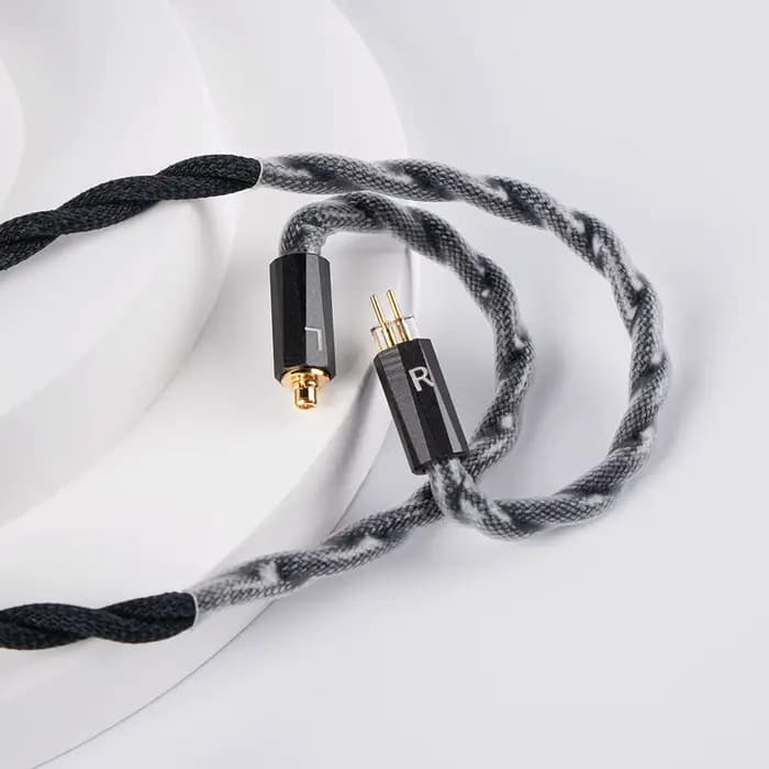 NICEHCK MeetEva alliage de cuivre argenté plaqué argent + câble OFC MMCX/0.78mm 2 broches HiFi IEM p