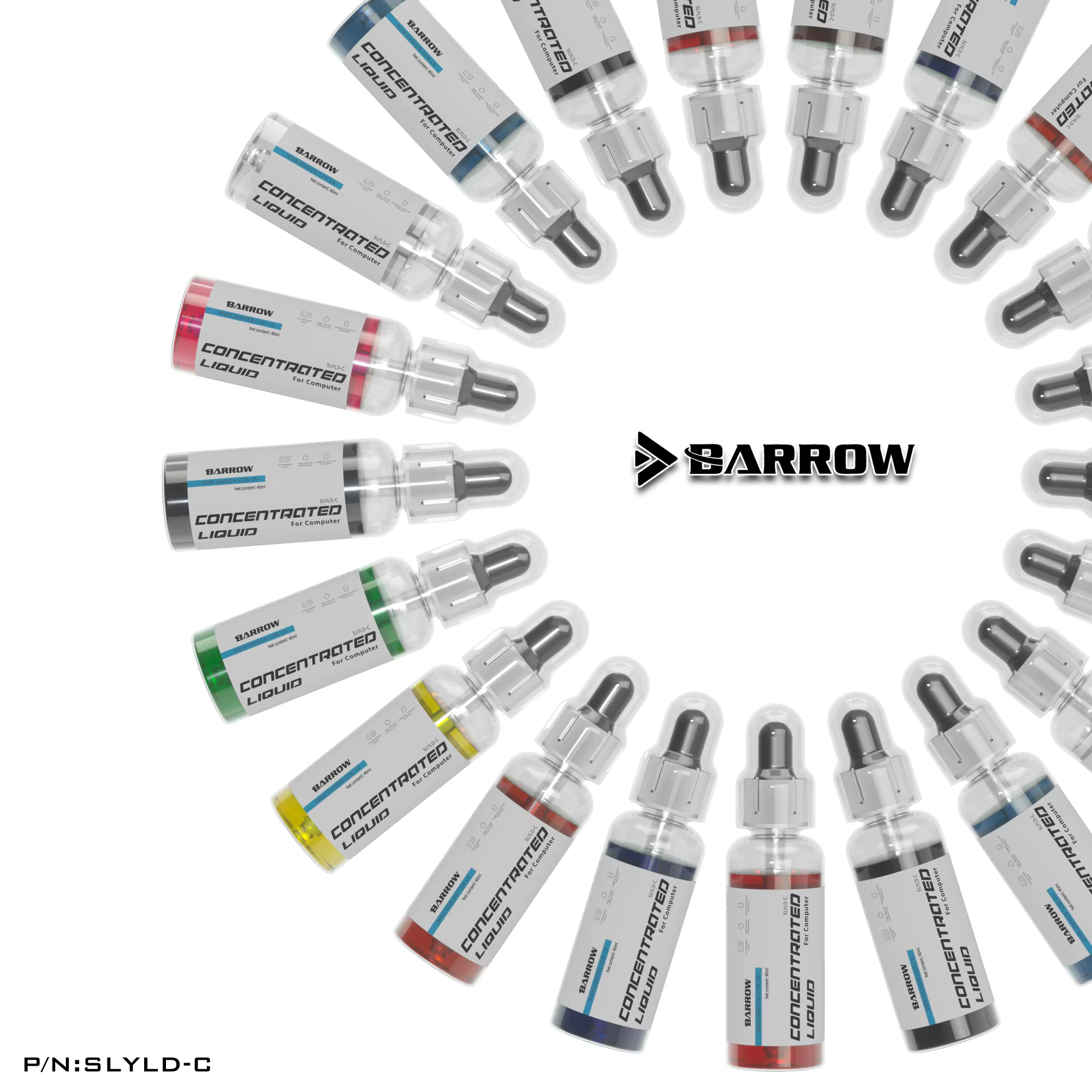 Barrow PC liquide de refroidissement 40ml ordinateur refroidissement par eau spécial concentré liqui