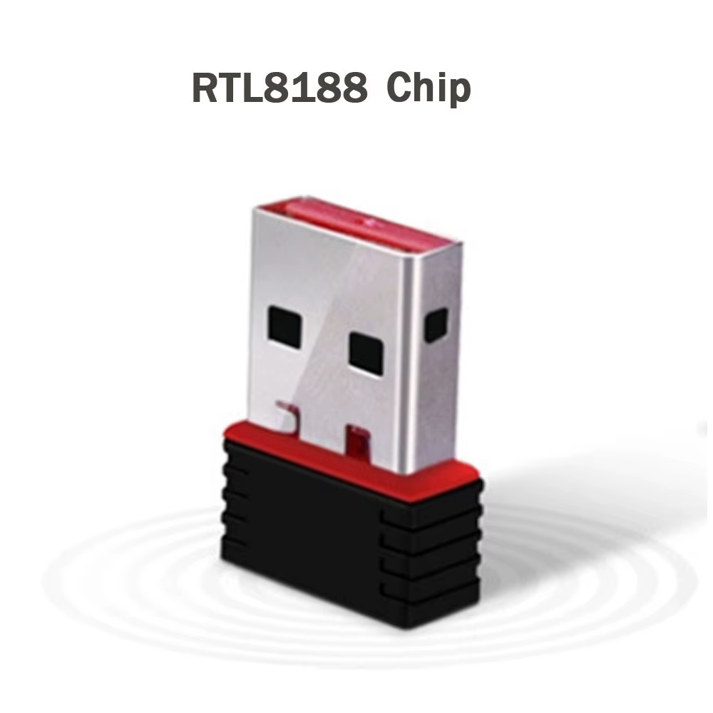 Mini carte réseau portable USB 2.0, adaptateur sans fil, WiFi, carte LAN, 150Mbps, 802.11 ngb, RTL81
