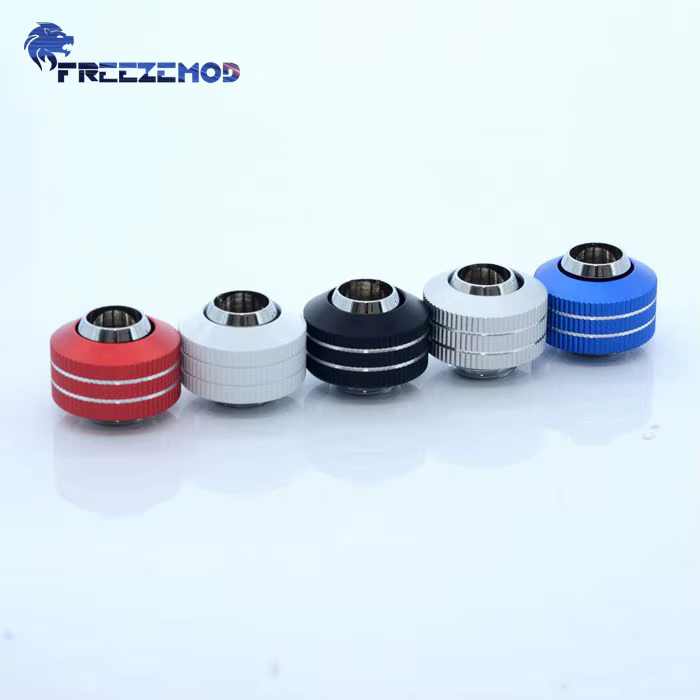 Raccord de tuyau hexagonal fixe FREEZEMOD pour refroidissement par eau d'ordinateur, PVC 9,5*12,7, 3