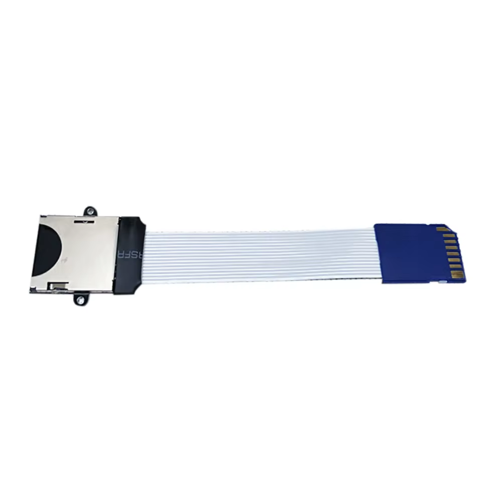 Câble d'extension de carte SD vers SD, adaptateur de lecture de carte, extension flexible MicroSD ve