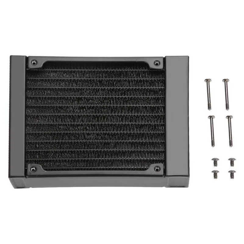 Dissipateur thermique pour PC, système de refroidissement par eau, 12 tubes, 120/240/360mm, filetage