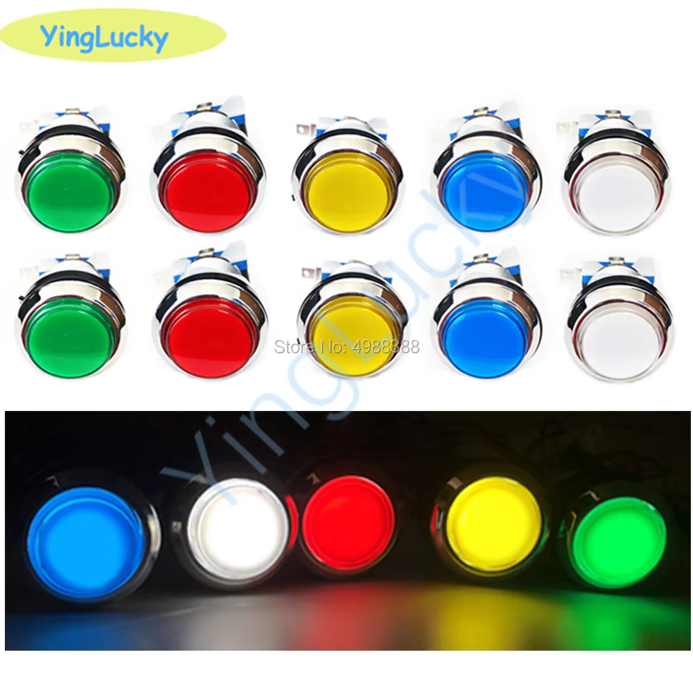 Nouveau Kit d'arcade de Joysticks de bricolage 2 joueurs encodeur USB avec Joystick SANWA LED bouton