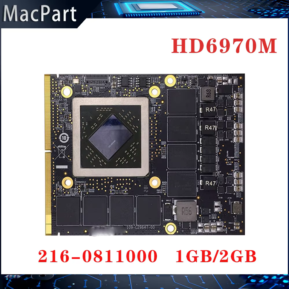 Carte graphique originale HD6970M HD6970 HD 6970, 1 go 2 go, pour Apple IMac 27 "A1312 2011 2010 216