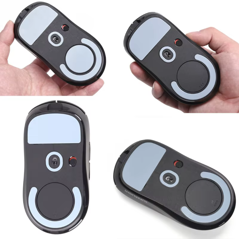 1 Pack Esports Tiger Gaming ICE Version Patins de Souris pour G Pro X Superlight, Patins Blancs à Bo
