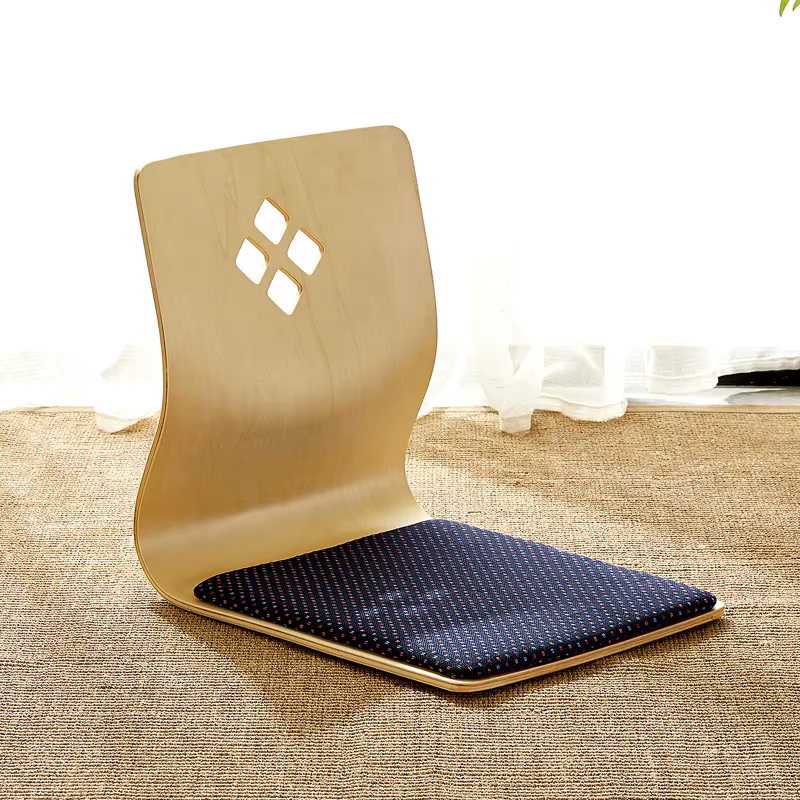 (2 pièces/lot) Damedai japonais coréen sièges Zaisu chaise meubles de salon asiatique traditionnel T