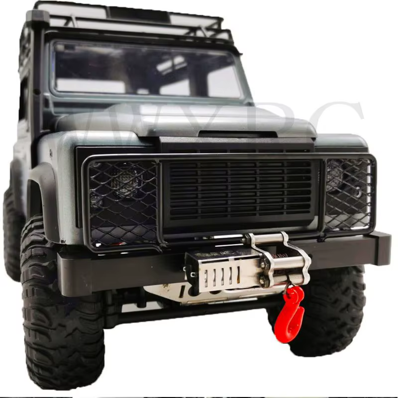 Pièces de rechange pour voiture RC modèle MN 1:12 D90 D91 99S, mise à niveau, armure avant en métal,
