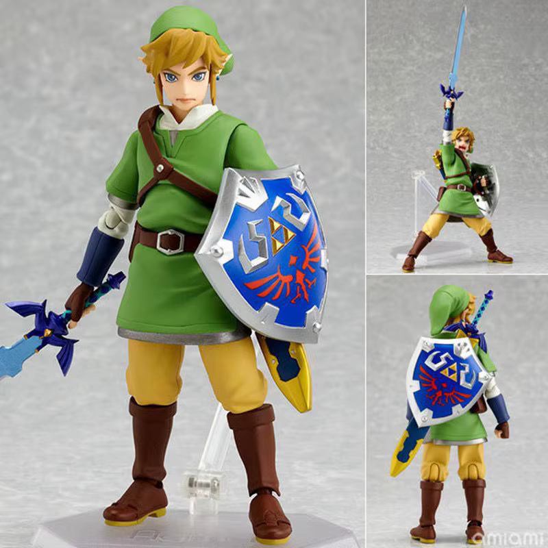 Zelda Link – jouets périphériques d'animation de jeu Nintendo, figurine Figma, modèle mobile d'actio
