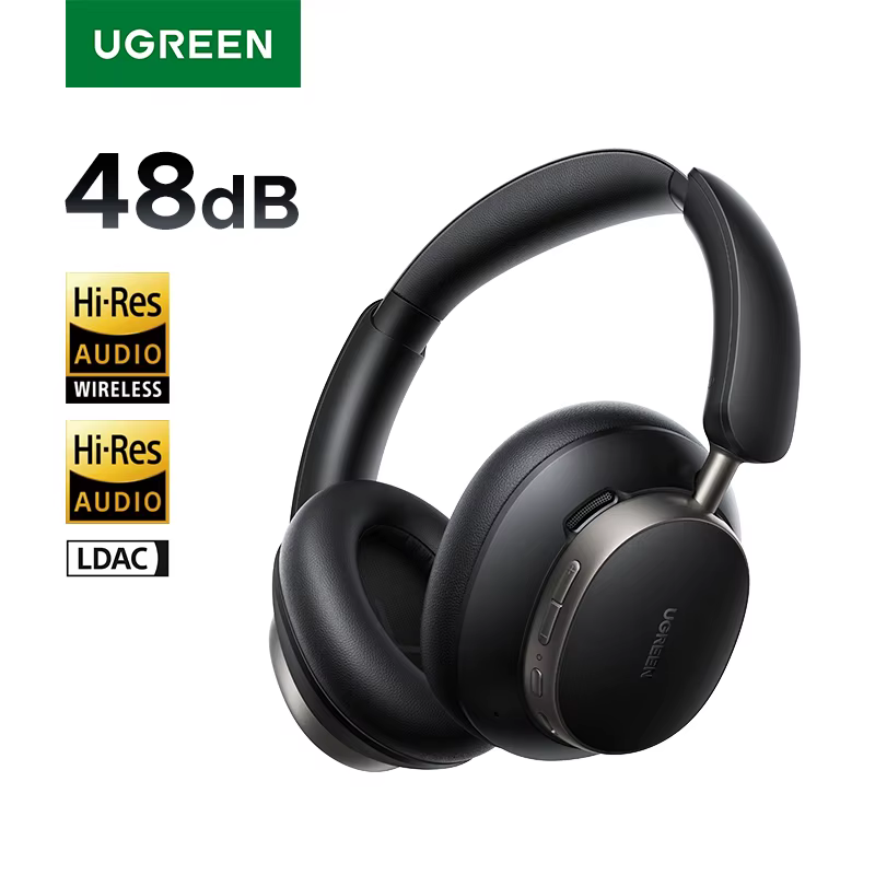 UGREEN Studio Pro 48dB ANC casque sans fil sur l'oreille Bluetooth écouteurs suppression Active du b