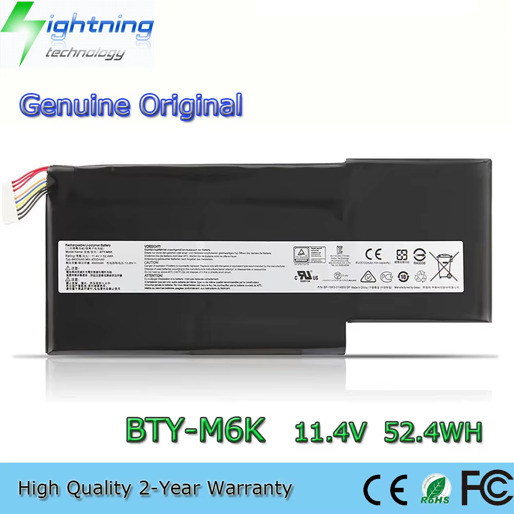 Batterie d'ordinateur portable d'origine pour gelée GF65 Mince 9SD 9SE 9SEX 9SEPoly 10SDR 10SE GSCaf