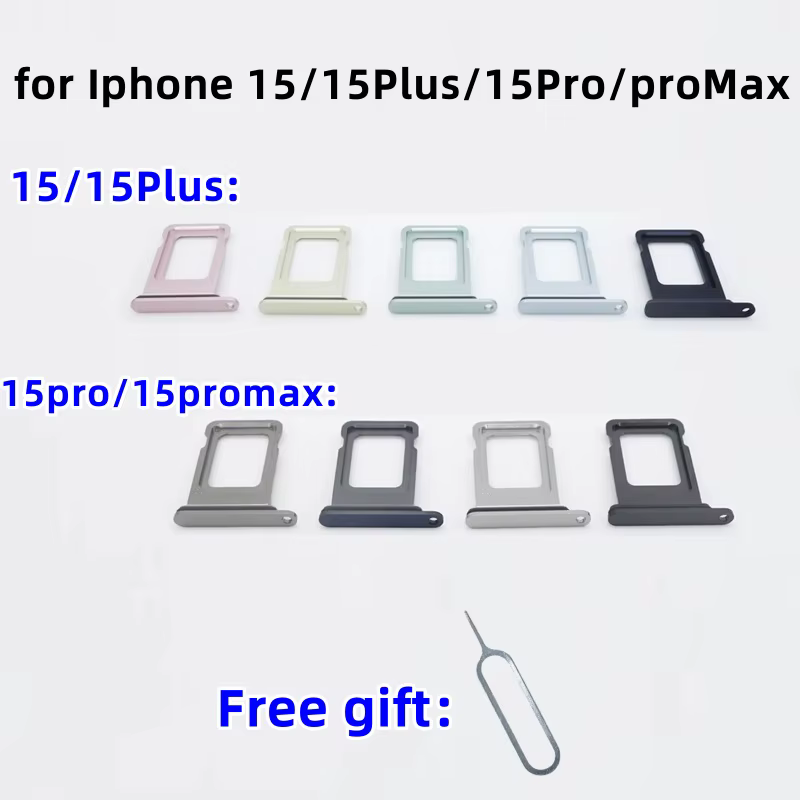 EpiCard-Plateau de carte à puce pour iPhone 15, 15Pro, 15Pro Max, fente pour carte, support de tiroi