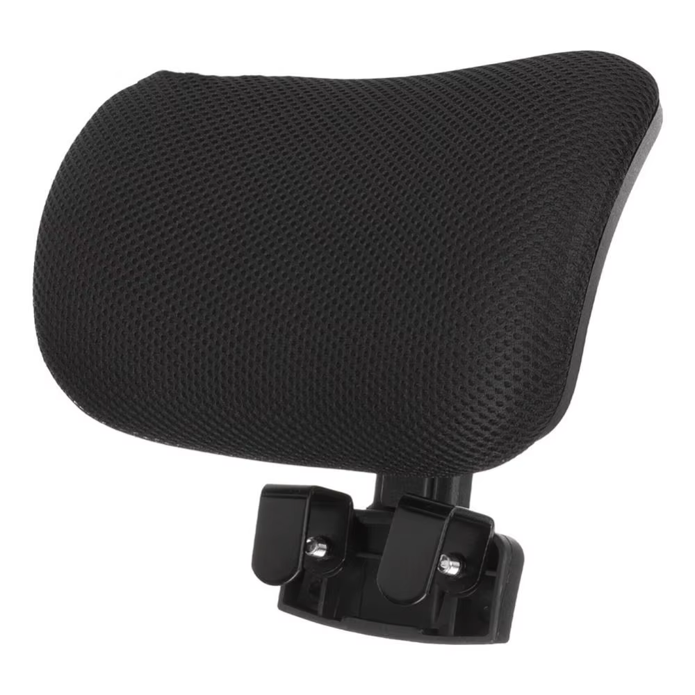 Appui-tête de chaise d'ordinateur en tissu maille, éponge noire, extension de chaise de bureau, Inst