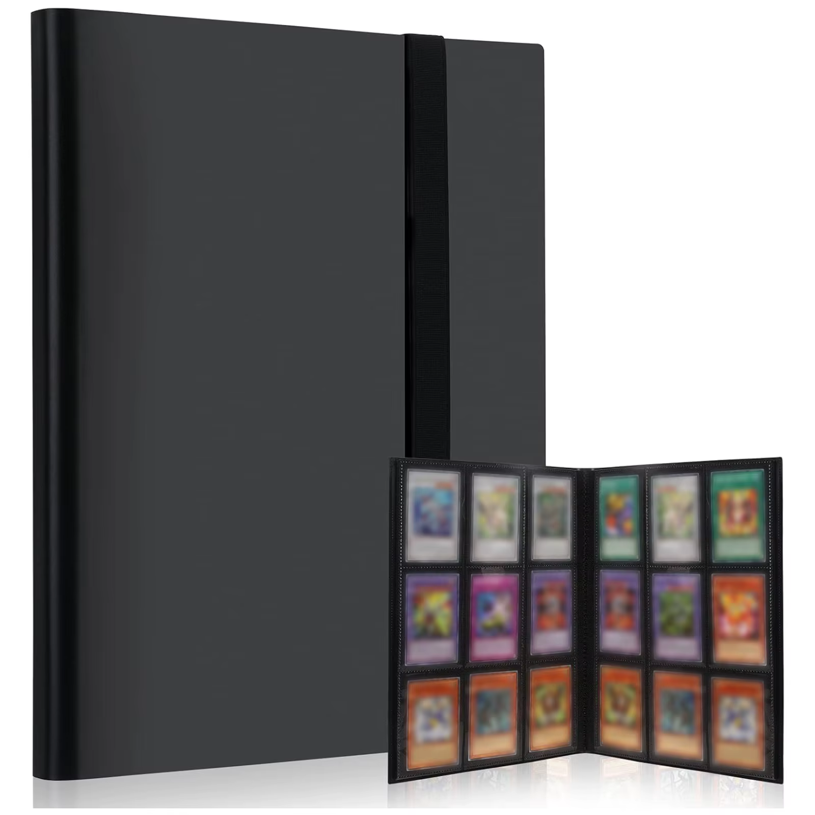 Classeur de cartes à 9 pochettes (360 cartes), album de rangement durable et protecteur pour cartes 