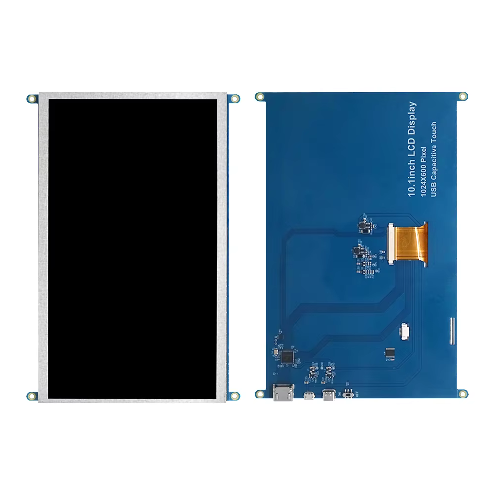 Écran Raspberry Pi 10.1 pouces, écran tactile 1024x600 HDMI pour Raspberry Pi 5/4/3B/B + Win11/10/8