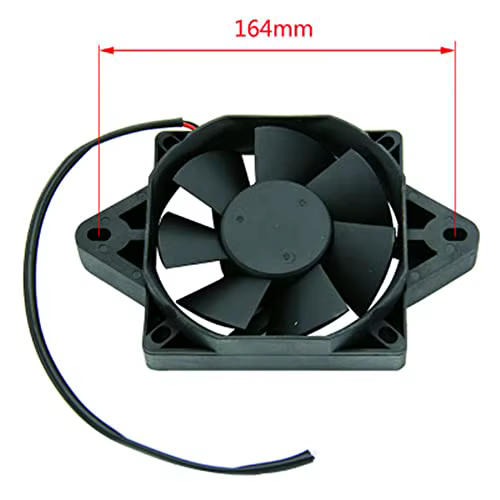 Radiateur électrique ventilateur de refroidissement refroidisseur d'huile moteur pour 12V moto ATV D
