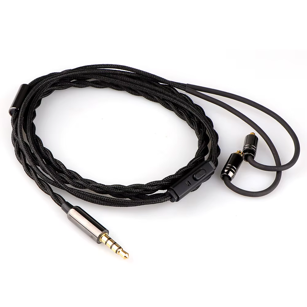 Tripowin Zombur 4N câble sans oxygène OFC haute pureté câble HiFi IEM avec micro couche extérieure e