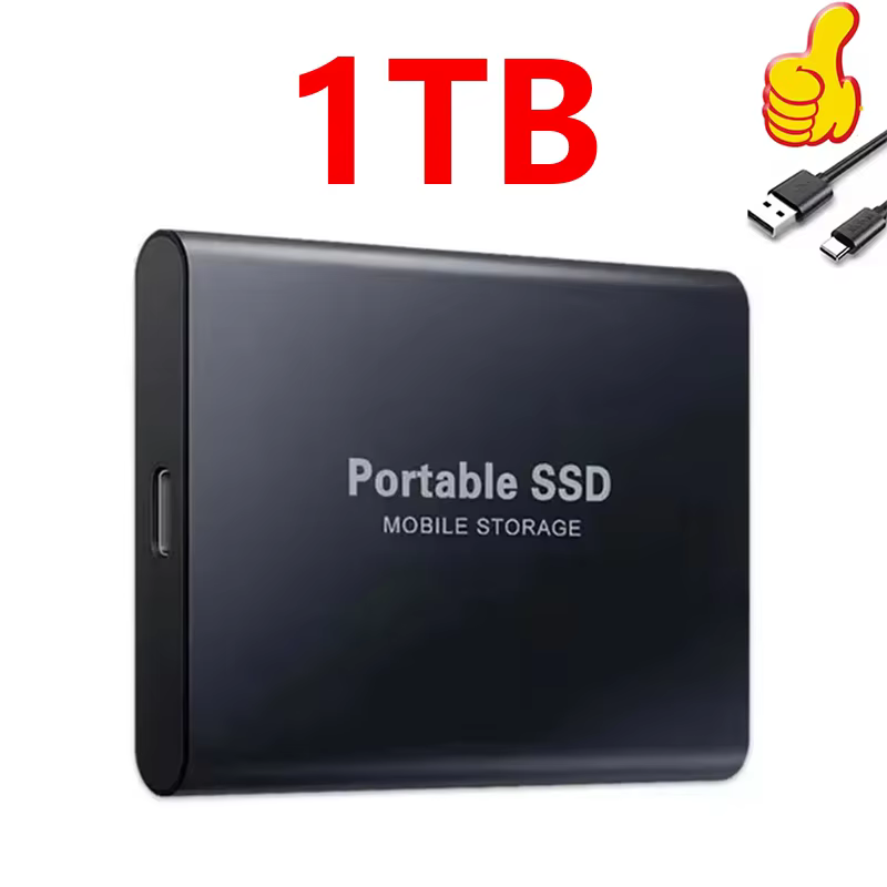Véritable disque dur externe Portable SSD 1 to haute vitesse 2 to/4 to USB 3.2 disque dur 16 to disq