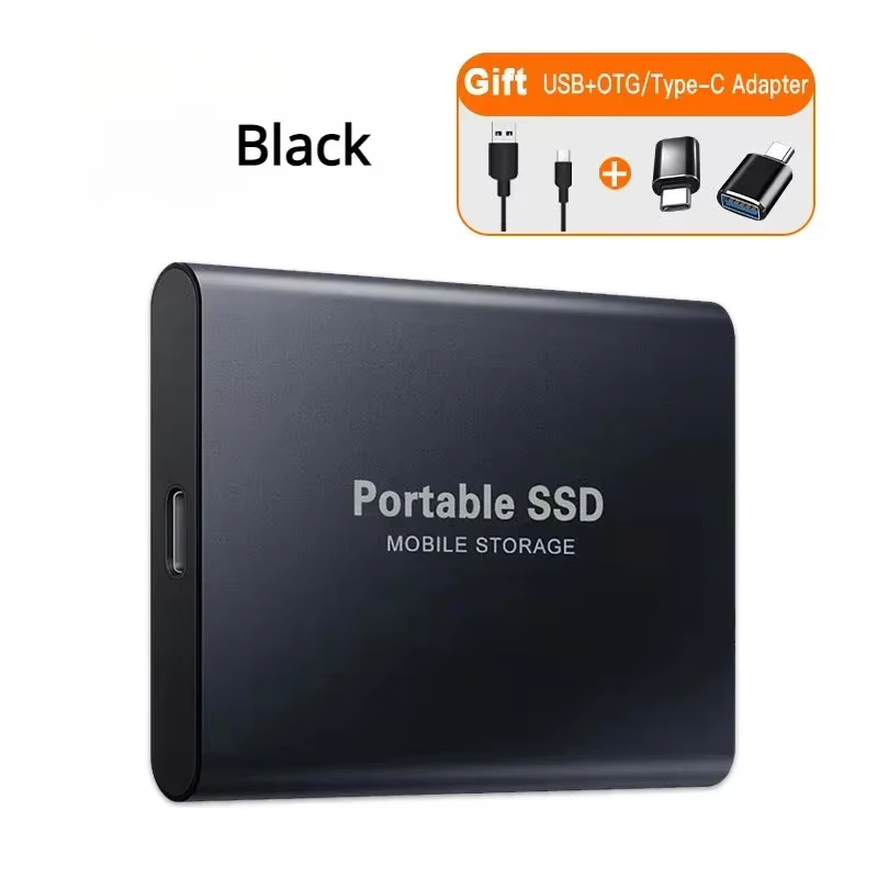 Disque SSD externe Portable 1 to/2 to, USB 3.0/type-c, dispositif de stockage à grande vitesse pour 