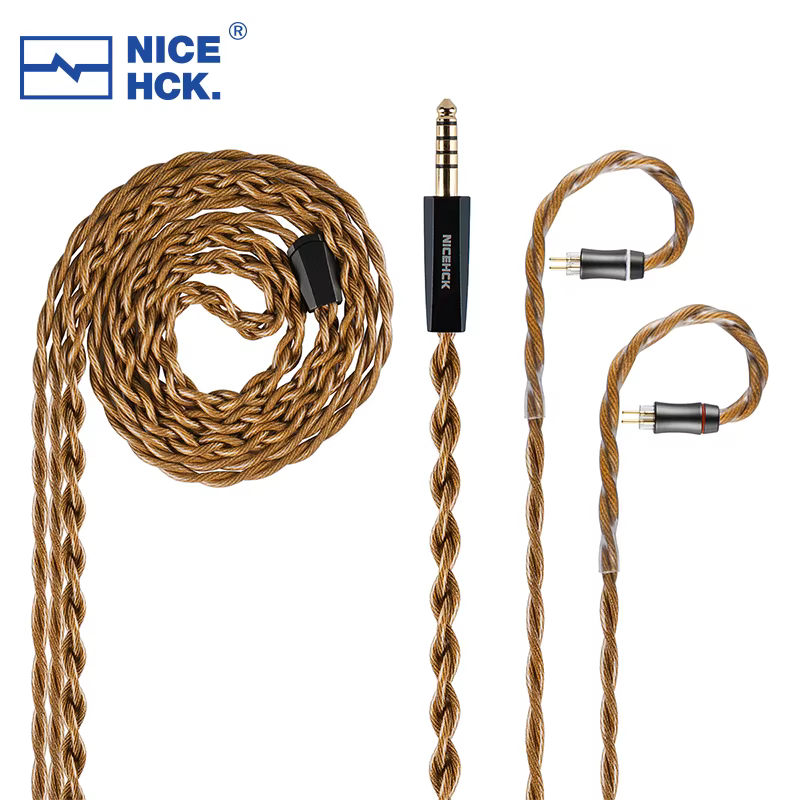 NICEHCK OurLaura 16.6AWG câble pour écouteurs Triple Composite britannique haute conductivité cuivre