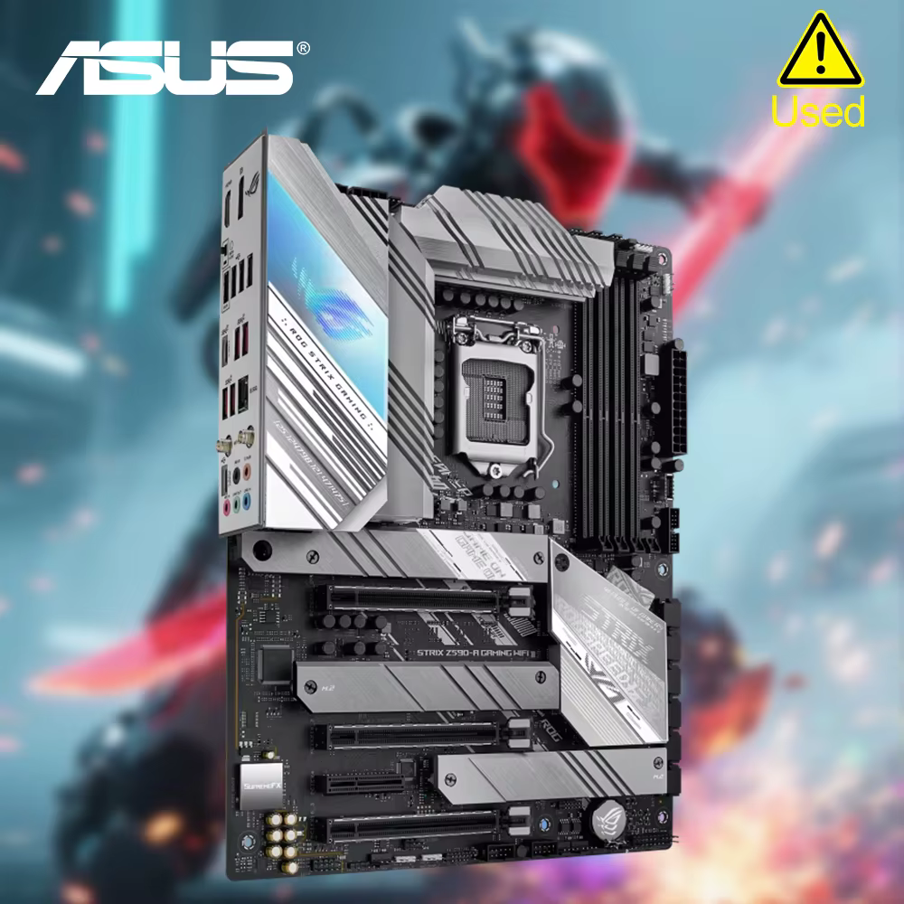 ASUS ROG Strix Z590-A Gaming WiFi 6 LGA 1200 (Intel 11e/10e génération) ATX White Scheme Carte mère 