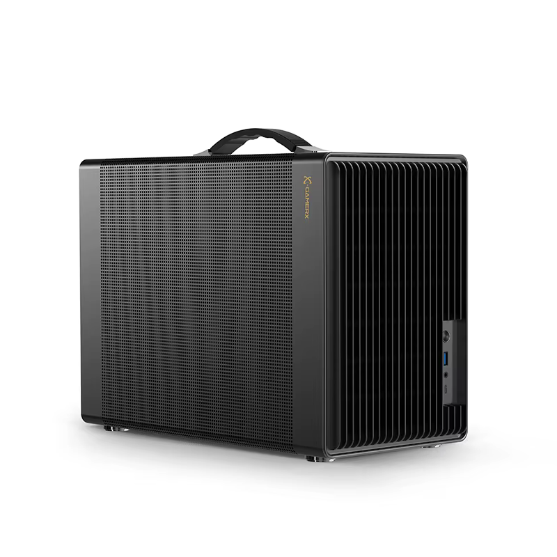 Boîtier d'ordinateur portable de bureau Power Train X-GAMERX P40 Mesh Mini PC de jeu compact MATX pr