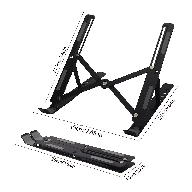 Support pour ordinateur portable, support pliable réglable pour ordinateur portable, support portabl
