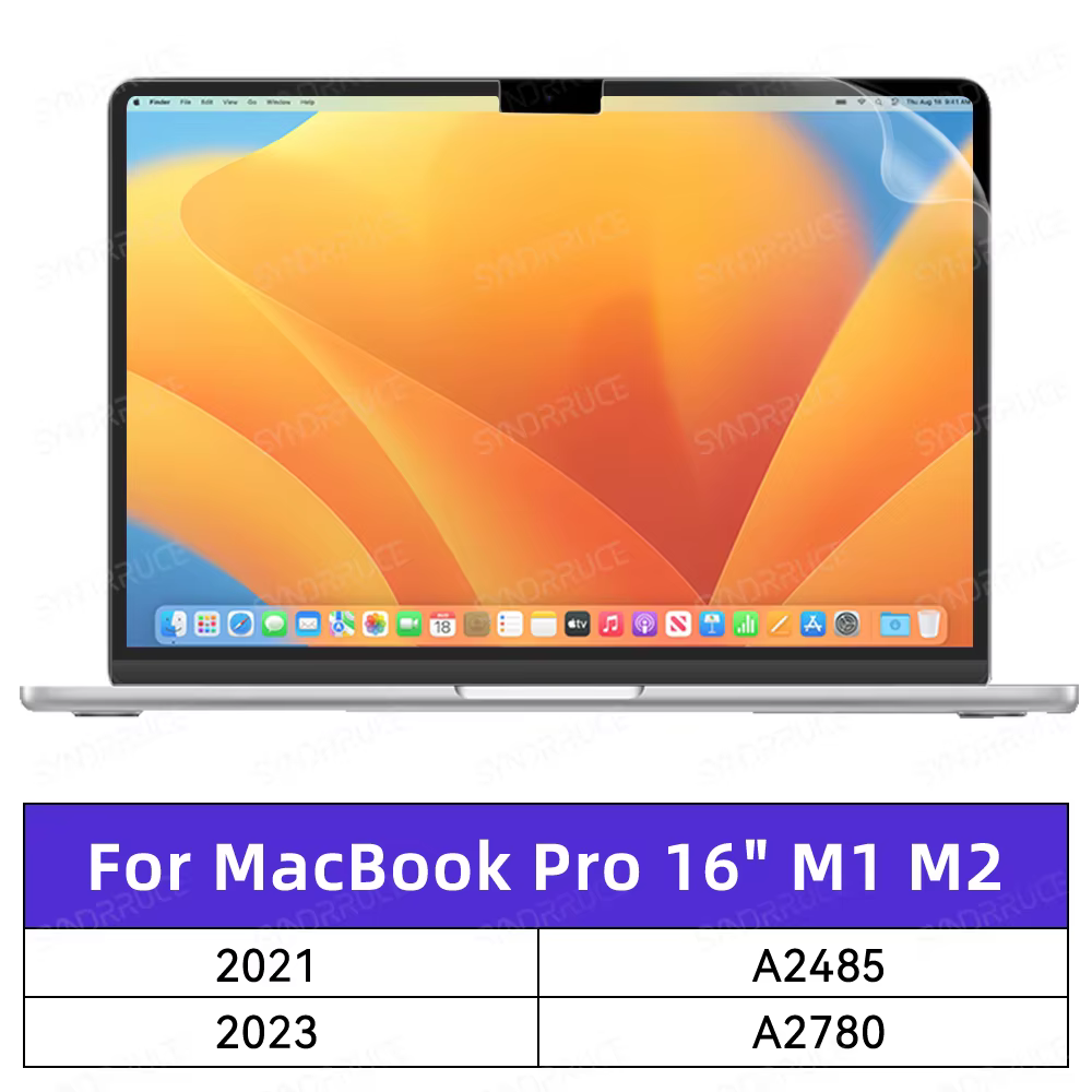 Protecteur d'écran pour MacBook, tous les modèles Air 13 M1 M2 Pro 13 14 15 16, barre tactile Max, F