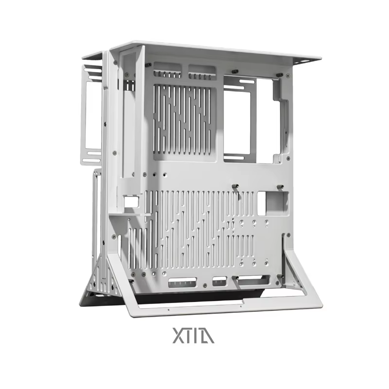 Boîtier ouvert XTIA XPROTO-ATX V2 - Carte mère ATX, alimentation ATX complète, double radiateur 240/