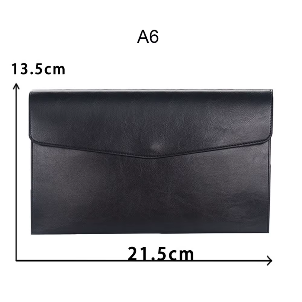 Porte-documents en cuir, porte-cartes, porte-passeport, organisateur de fichiers de données, sac de