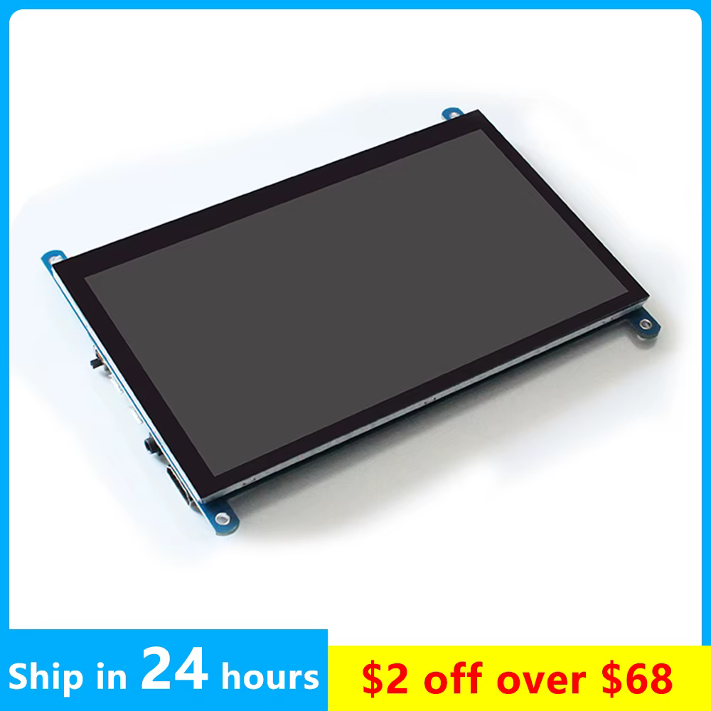 Mini écran tactile LCD capacitif Portable de 7 pouces, 5 points, IPS 1024x600, Full HD, HDMI, monite