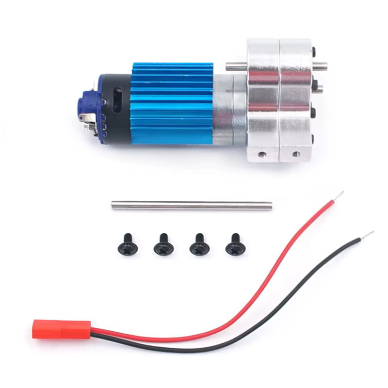 Boîte de vitesses de transfert en métal avec moteur à brosse 370 pour WPL B14 B16 B24 B36 C14 C24 JJ