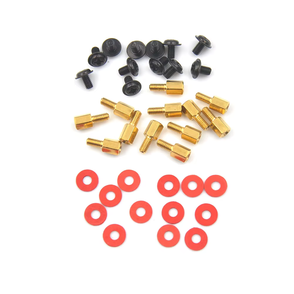 36 pièces/kit Vis de rehausseur de carte mère pour boîtier PC, ensemble de vis de montage de carte m