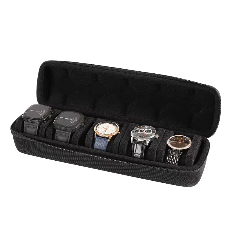 Boîte de rangement pour montres pour hommes, étui de voyage portable pour montres, support de présen