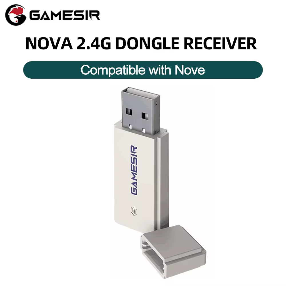 Adaptateur récepteur GameSir 2.4G pour manette Nova, connexion au PC, dongle de jeu pour ordinateur,