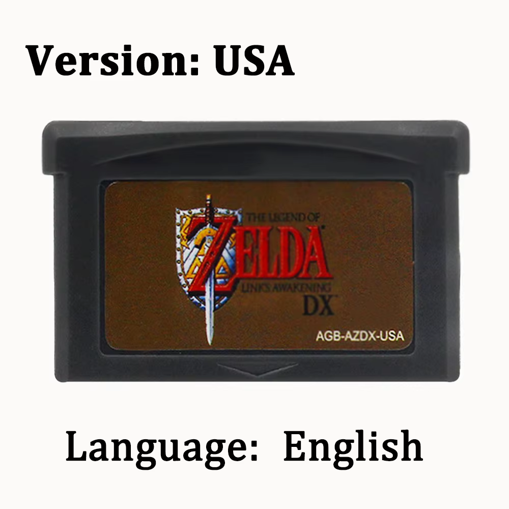 Cartouche de jeu Zelda GBA, console de jeu vidéo 32 bits, jeu The Legend of Zelda, carte de jeu Link