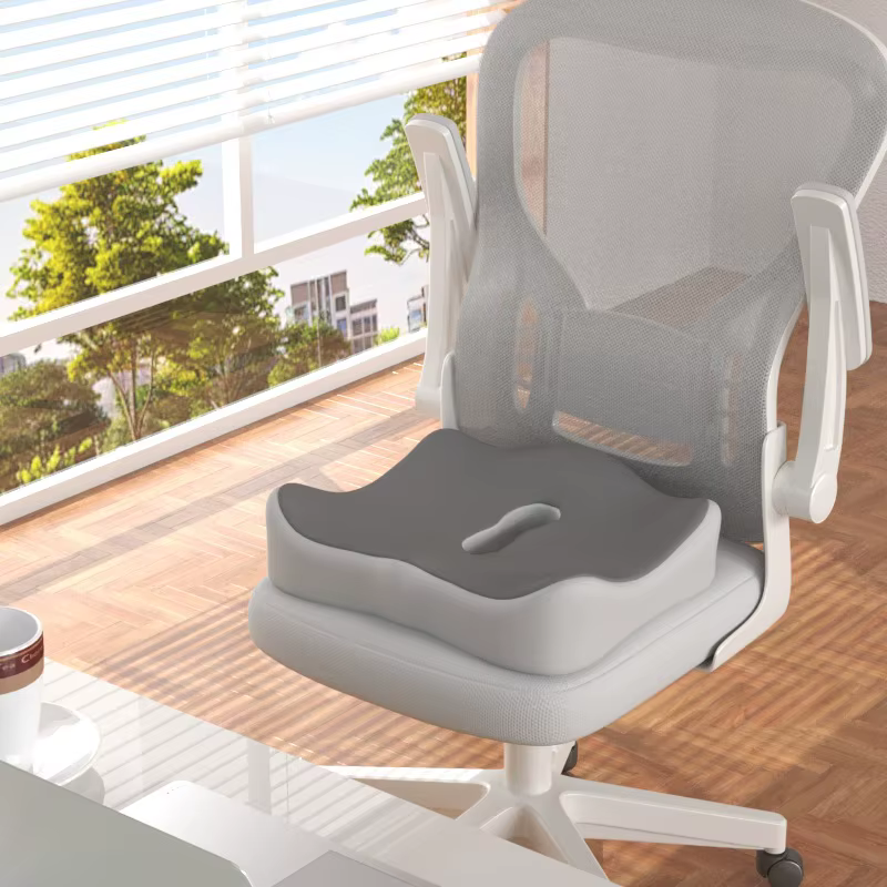 Coussin de siège de bureau ergonomique à 3 zones, support orthopédique, tapis de soulagement de la p